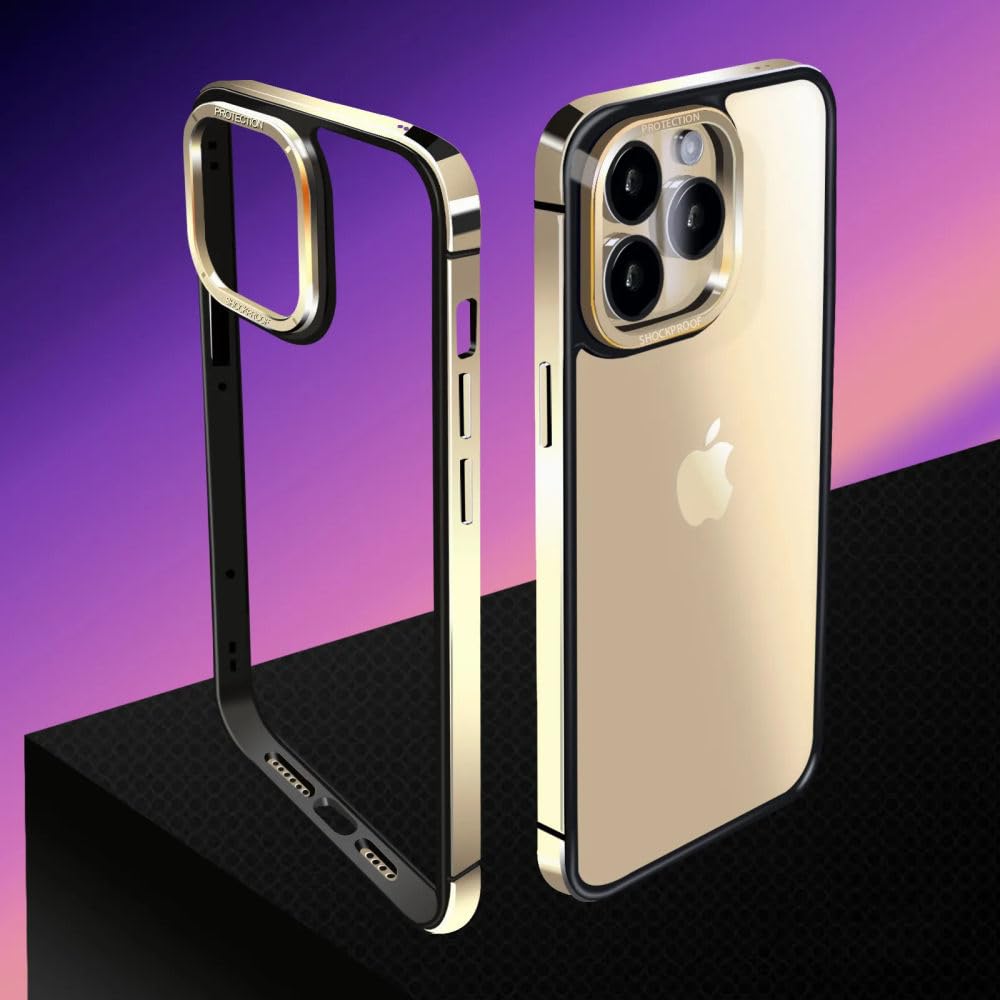 Amazon.co.jp: ステンレススチールバンパー電話ケース iPhone 15 14